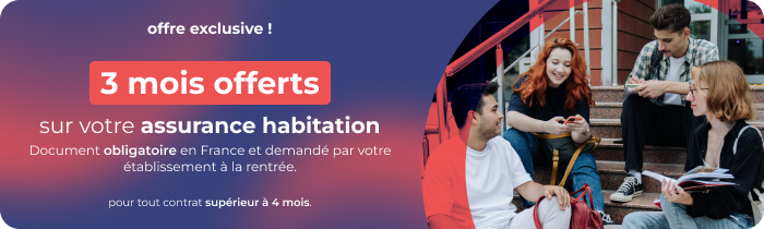 Offre exclusive — 3 mois offerts sur votre assurance habitation, pour tout contrat supérieur à 4 mois